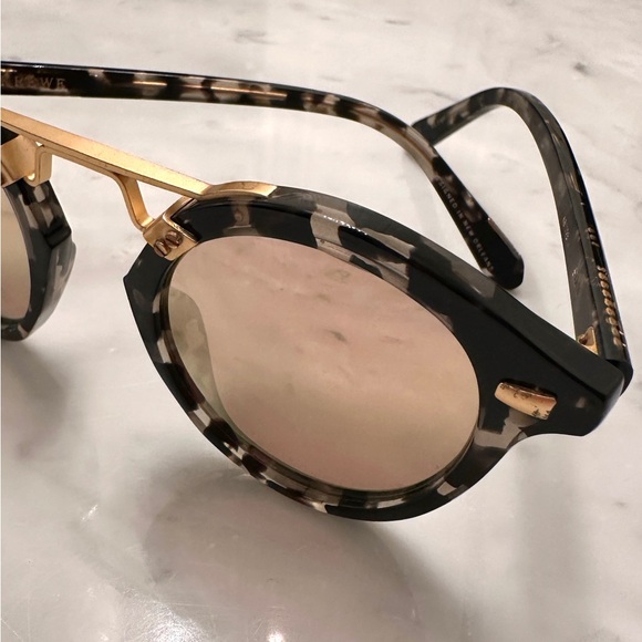 KREWE Accessories - KREWE sunglasses - STL II Charcoal 24K